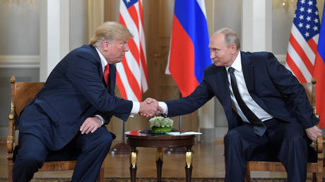 US President Donald Trump and Russian President Vladimir Putin.