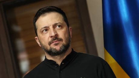 Ukrainian leader Vladimir Zelensky.