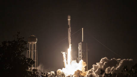 Space X Initiates Moon Lander Launch