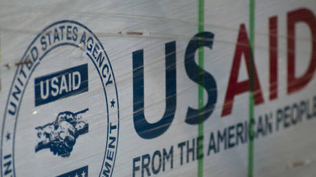 FILE PHOTO: USAID assistance packages at Crowley Logistics in Miami, FL, US, August 26, 2011.