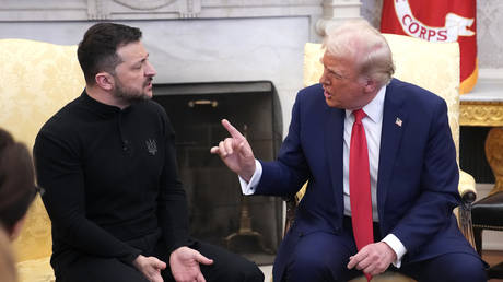 Zelensky leaves White House early after spat with Trump