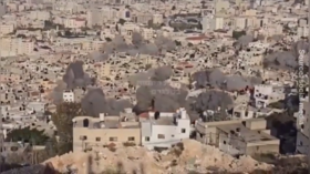 Israel demolishes dozens of buildings in West Bank (VIDEO)