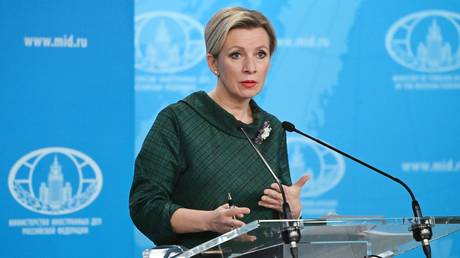 Russian Foreign Ministry spokeswoman Maria Zakharova.