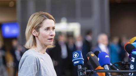 EU High Representative for Foreign Affairs and Security Policy, Kaja Kallas, in Brussels, Belgium, March 6, 2025