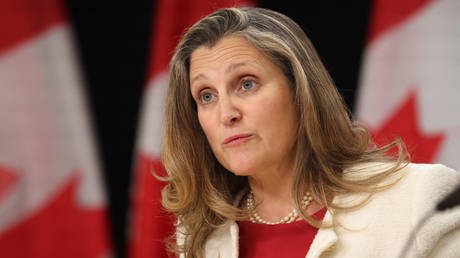 FILE PHOTO: Chrystia Freeland.