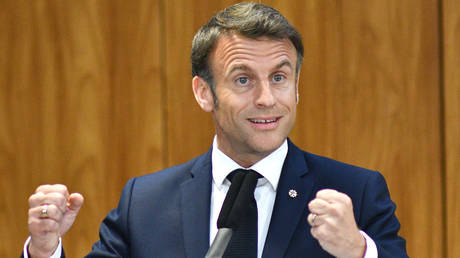 French President Emmanuel Macron.