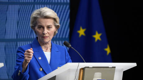 FILE PHOTO: European Commission President Ursula von der Leyen