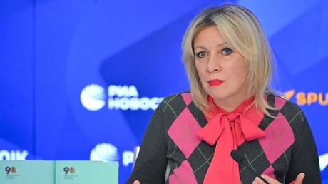 Russian Foreign Ministry Spokeswoman Maria Zakharova