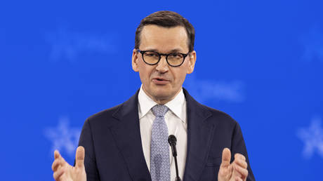 FILE PHOTO: Former Polish Prime Minister Mateusz Morawiecki