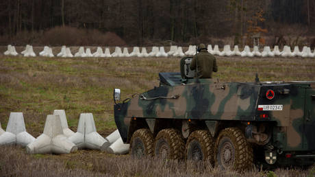 Anti-tank concrete fortifications at the Polish-Russian border © Getty Images