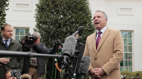 US special envoy to the Middle East Steve Witkoff at the White House, Washington, DC, March 6, 2025.