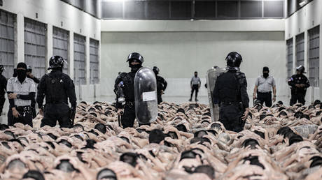 FILE PHOTO: Terrorist Confinement Center (CECOT), Tecoluca, El Salvador, June 11, 2024.