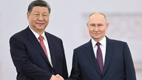 Russian President Vladimir Putin and Chinese President Xi Jinping.