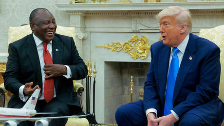 Trump wonders ‘what the hell’ Zelensky was doing in South Africa