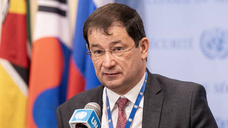 Russia’s deputy representative at the UN Dmitry Polyansky.