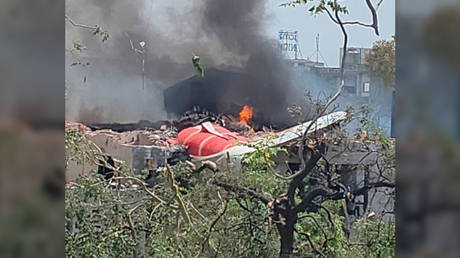 Air India plane crashes with 242 passengers reportedly on board (VIDEOS)
