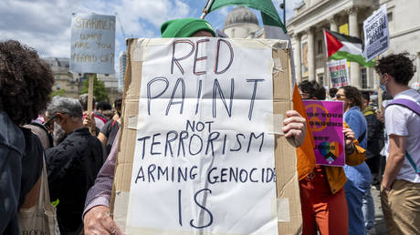 UK seeks to ban pro-Palestinian group