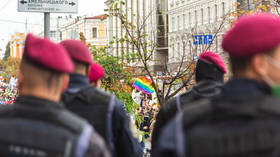 Soldier hits police officer with prosthetic limb at gay parade in Kiev – authorities