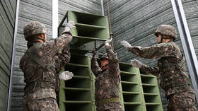 South Korea silences loudspeakers in gesture toward North