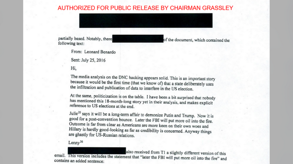 Declassified document links Russiagate hoax to Soros