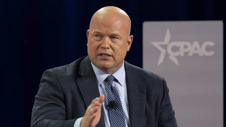 FILE PHOTO: the US envoy to NATO, Matthew Whitaker.
