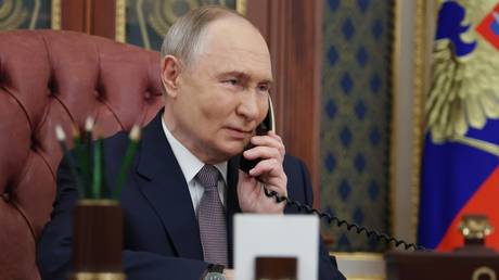 Russian President Vladimir Putin, St. Petersburg, Russia, December 24, 2024.
