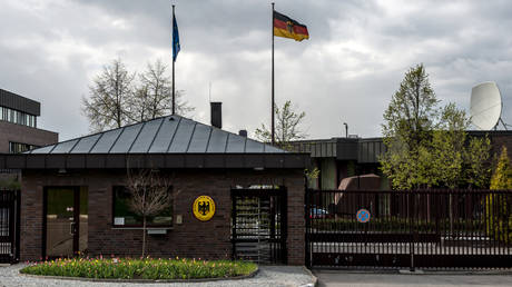 German Embassy apologizes for distorting Soviet flag (PHOTO)