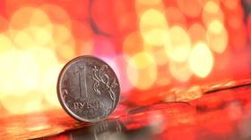 Ruble hits two-year high against dollar