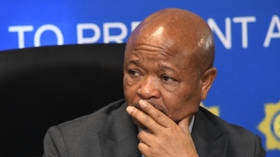 South African police minister suspended