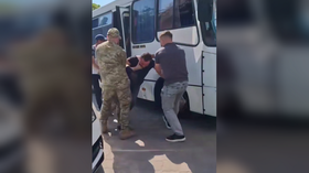 Draft officers brutalizing recruits in Ukraine (VIDEOS)