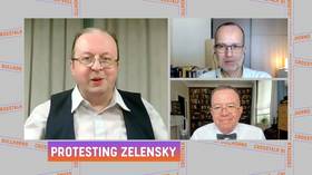 Protesting Zelensky