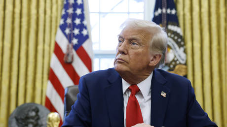  US President Donald Trump.