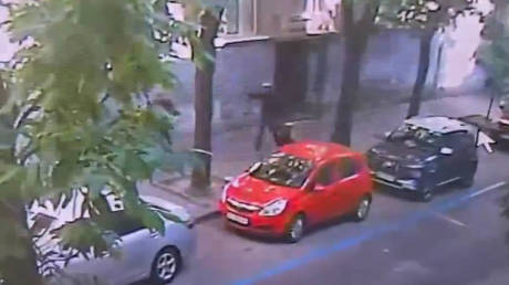 Surveillance footage shows moment Ukrainian far-right MP is shot (VIDEO, PHOTOS)