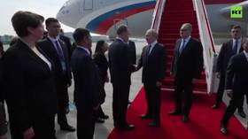 Putin arrives in China for SCO summit and Victory Day (VIDEO)