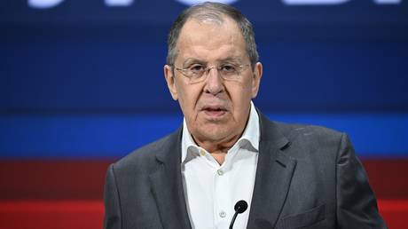 Russian Foreign Minister Sergey Lavrov.