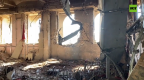 VIDEO shows aftermath of Ukrainian bomb attack on Crimean school