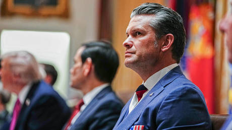 ‘Your mom bought it’: Pentagon responds with quip over Hegseth’s ‘Russian tie’ 