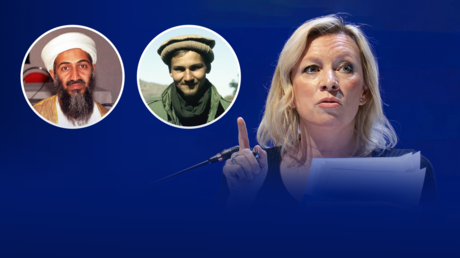 Russian Foreign Ministry spokeswoman Maria Zakharova, St. Petersburg, Russia, September 9, 2025; Osama bin-Laden.