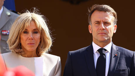 French court hears Macron wife’s gender case