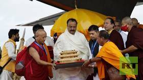 India brings Buddha relics to Russia (VIDEO)