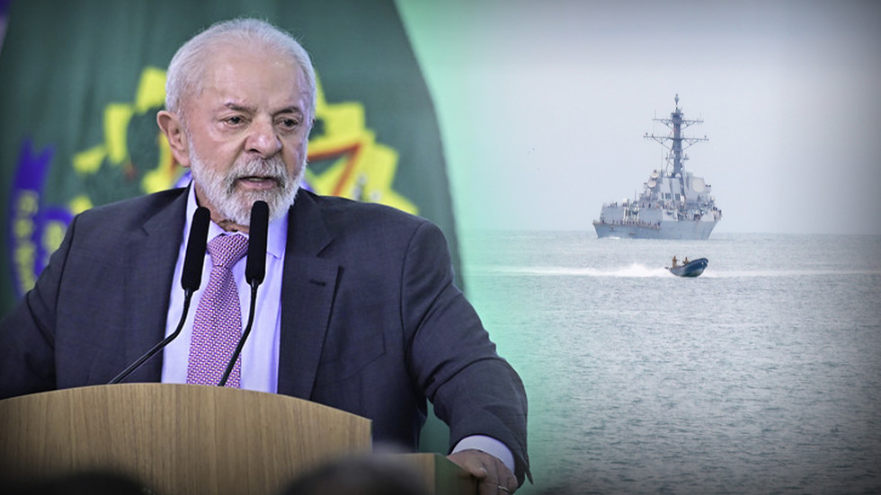 Brazil ‘enormously’ worried about US forces off Venezuela – Lula — RT World News