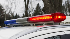 Woman taped to bench in Ukraine in public punishment (VIDEO)