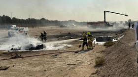 Pilot killed as Indian fighter jet crashes at Dubai Airshow (VIDEO)