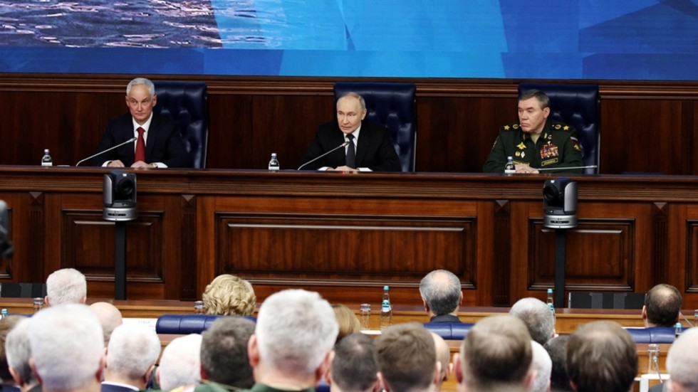 NATO’s war talk, Oreshnik combat ready, Ukraine’s golden toilets’: Key takeaways from Putin’s Defense Ministry Board meeting