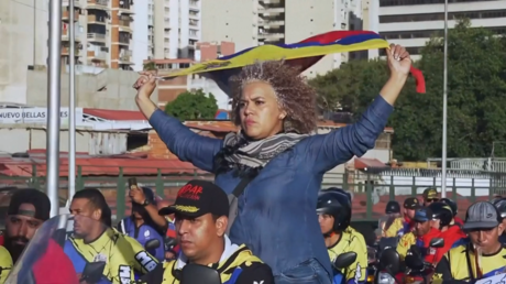 Venezuelan bikers protest US ‘piracy’ (VIDEO)