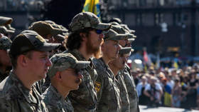 Ukrainians mob vehicle to free men captured by draft officers (VIDEO)