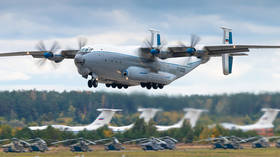 Russian military transport plane crashes