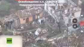 WATCH Russian troops aid civilians in newly liberated Seversk