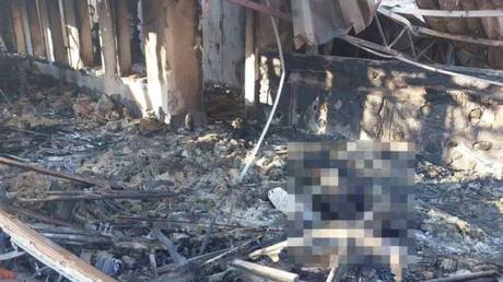 GRAPHIC PHOTOS show aftermath of Ukrainian attack on Russian New Year&rsquo;s party