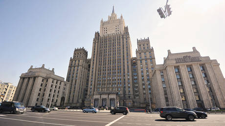 Ministry of Foreign Affairs in Moscow, Russia.